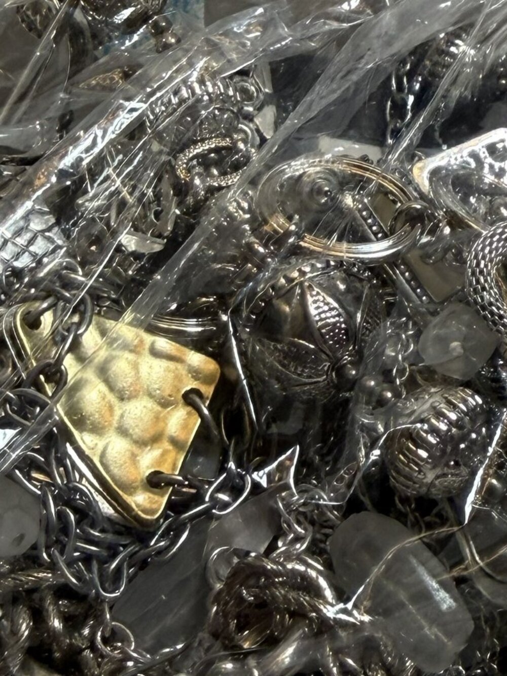NEW UNUSED Mystery Jewelry Bag Silver Theme